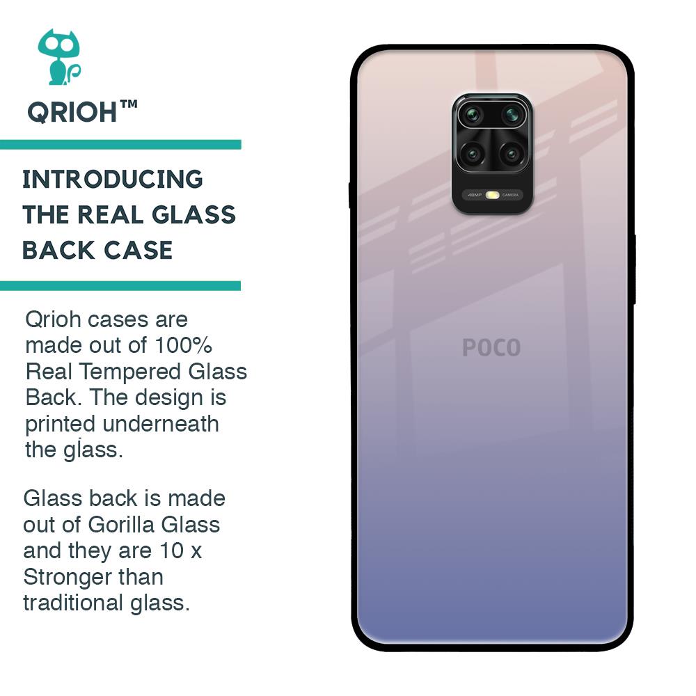 Rose Hue Glass Case for Poco M2 Pro
