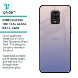 Rose Hue Glass Case for Poco M2 Pro