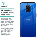 Egyptian Blue Glass Case for Poco M2 Pro