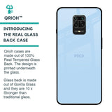 Pastel Sky Blue Glass Case for Poco M2 Pro