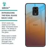 Rich Brown Glass Case for Poco M2 Pro