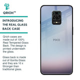 Light Sky Texture Glass Case for Poco M2 Pro