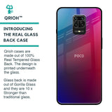 Magical Color Shade Glass Case for Poco M2 Pro
