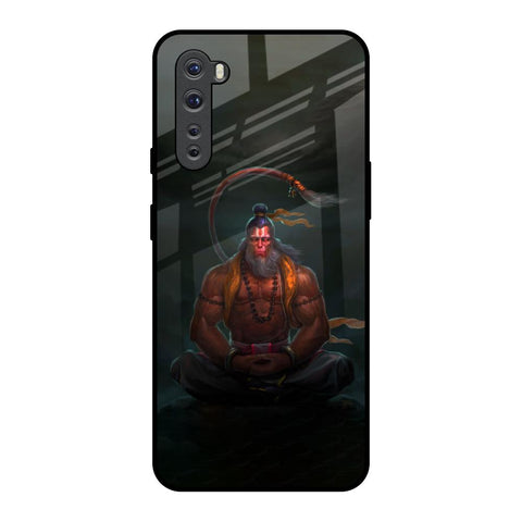 Lord Hanuman Animated OnePlus Nord Glass Back Cover Online