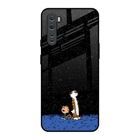 Night Sky Star OnePlus Nord Glass Back Cover Online