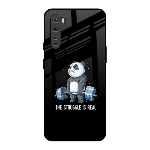 Real Struggle OnePlus Nord Glass Back Cover Online