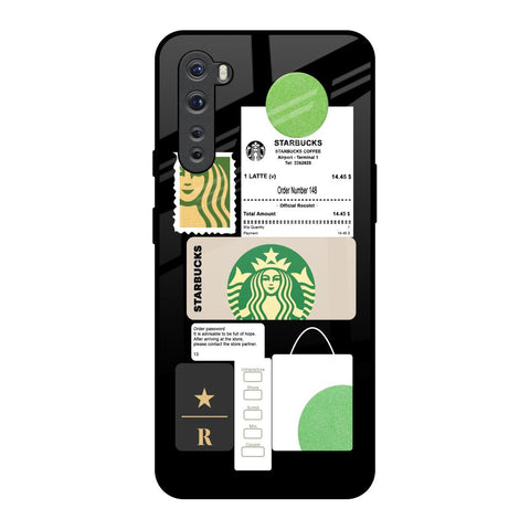 Coffee Latte OnePlus Nord Glass Back Cover Online
