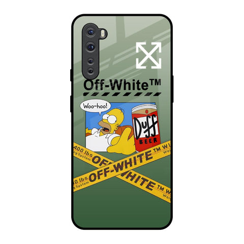 Duff Beer OnePlus Nord Glass Back Cover Online