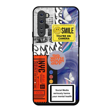 Smile for Camera OnePlus Nord Glass Back Cover Online