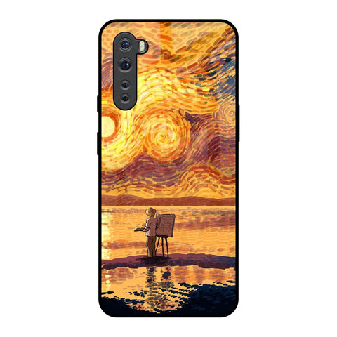 Sunset Vincent OnePlus Nord Glass Back Cover Online