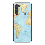 Travel Map OnePlus Nord Glass Back Cover Online
