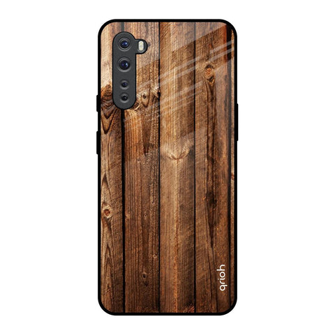 Timber Printed OnePlus Nord Glass Back Cover Online