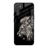 Brave Lion OnePlus Nord Glass Back Cover Online