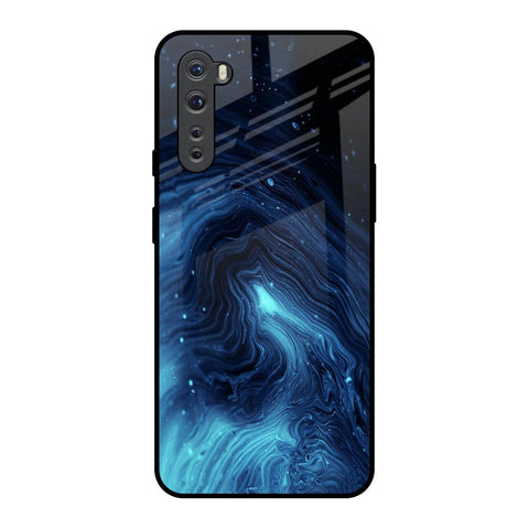 Dazzling Ocean Gradient OnePlus Nord Glass Back Cover Online
