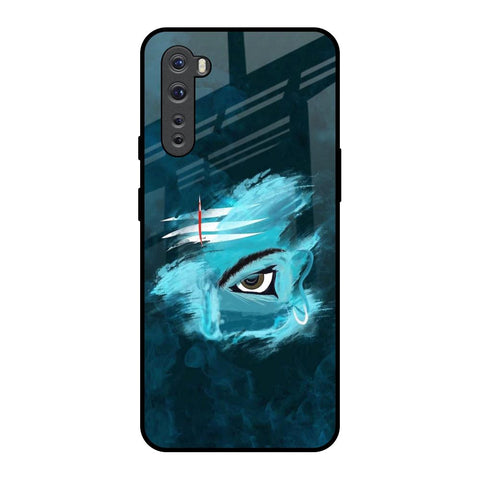 Power Of Trinetra OnePlus Nord Glass Back Cover Online