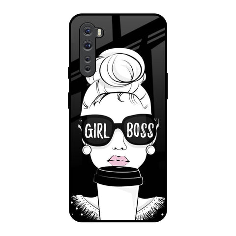 Girl Boss OnePlus Nord Glass Back Cover Online