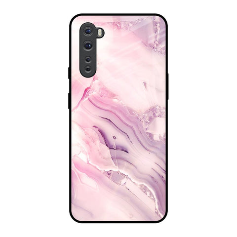 Diamond Pink Gradient OnePlus Nord Glass Back Cover Online