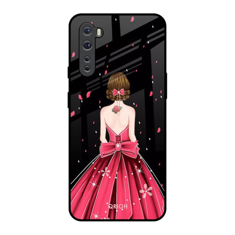 Fashion Princess OnePlus Nord Glass Back Cover Online