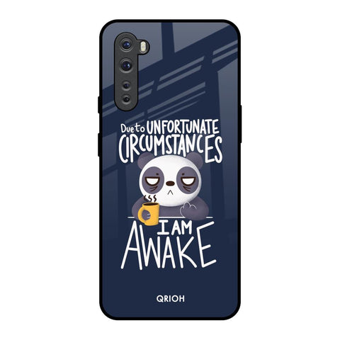 Struggling Panda OnePlus Nord Glass Back Cover Online