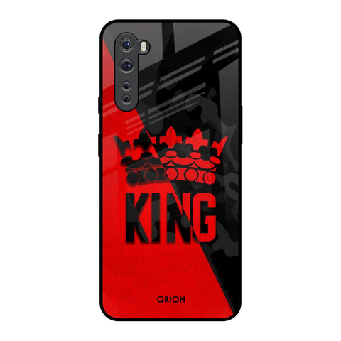I Am A King OnePlus Nord Glass Back Cover Online