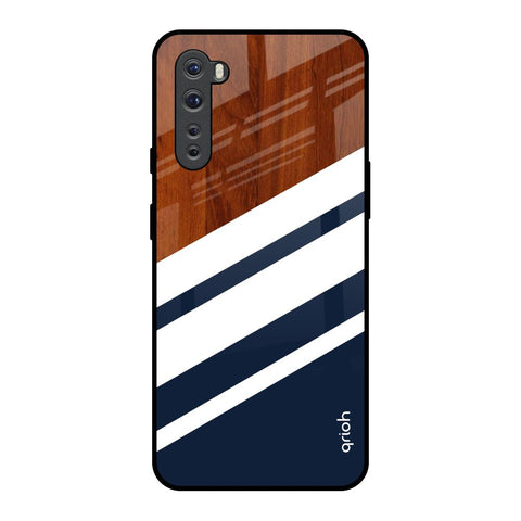 Bold Stripes OnePlus Nord Glass Back Cover Online