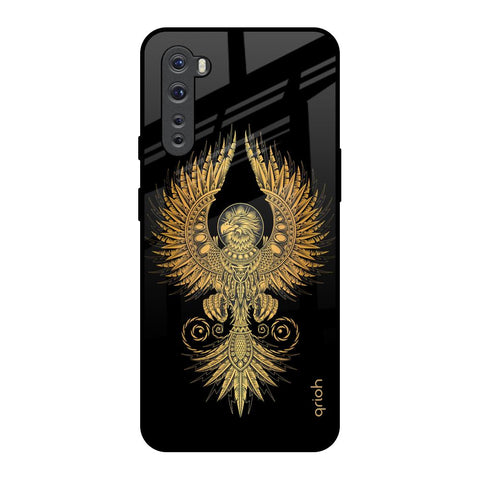 Mythical Phoenix Art OnePlus Nord Glass Back Cover Online