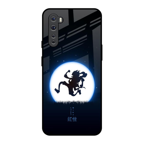 Luffy Nika OnePlus Nord Glass Back Cover Online
