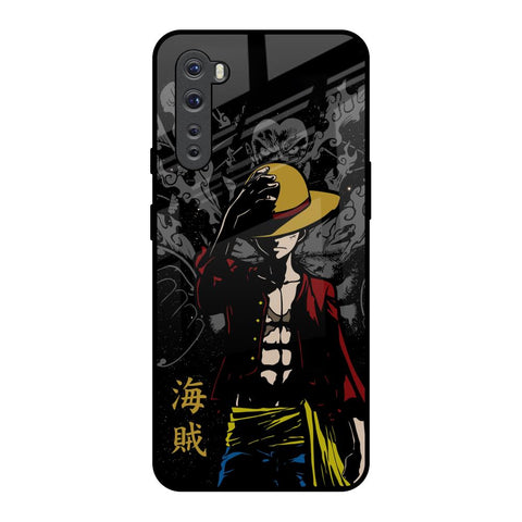Dark Luffy OnePlus Nord Glass Back Cover Online