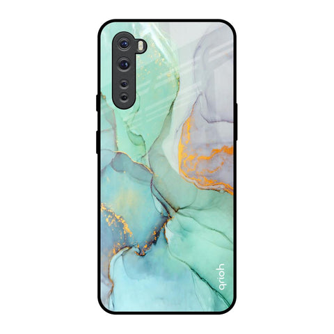 Green Marble OnePlus Nord Glass Back Cover Online