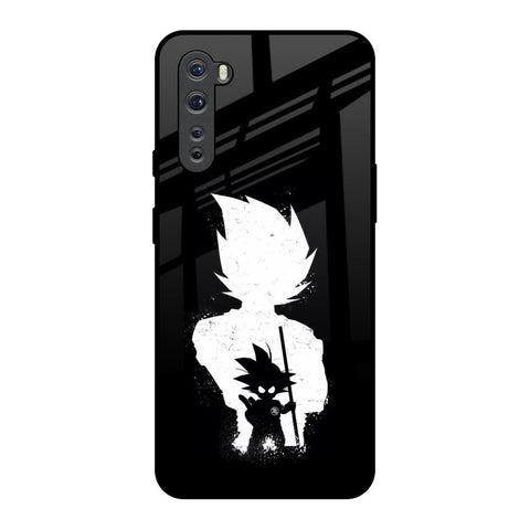 Monochrome Goku OnePlus Nord Glass Back Cover Online