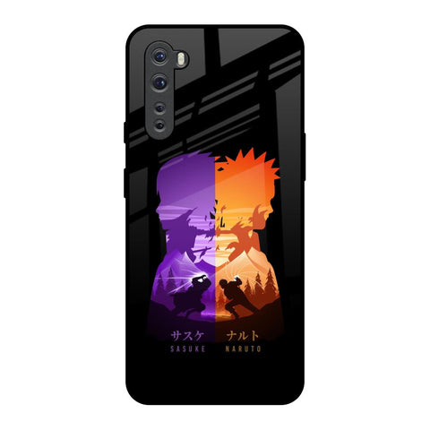 Minimalist Anime OnePlus Nord Glass Back Cover Online