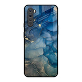 Blue Cool Marble OnePlus Nord Glass Back Cover Online