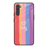 Lucky Abstract OnePlus Nord Glass Back Cover Online