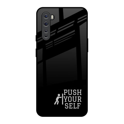 Push Your Self OnePlus Nord Glass Back Cover Online