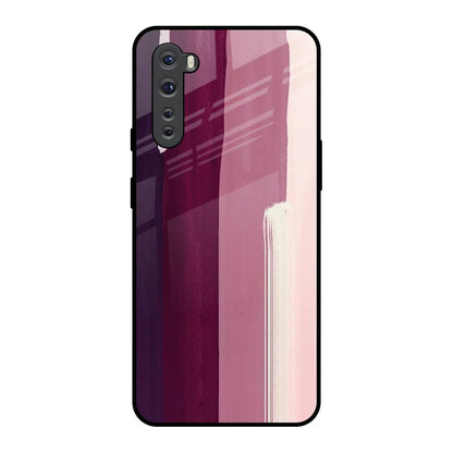 Brush Stroke Art OnePlus Nord Glass Back Cover Online