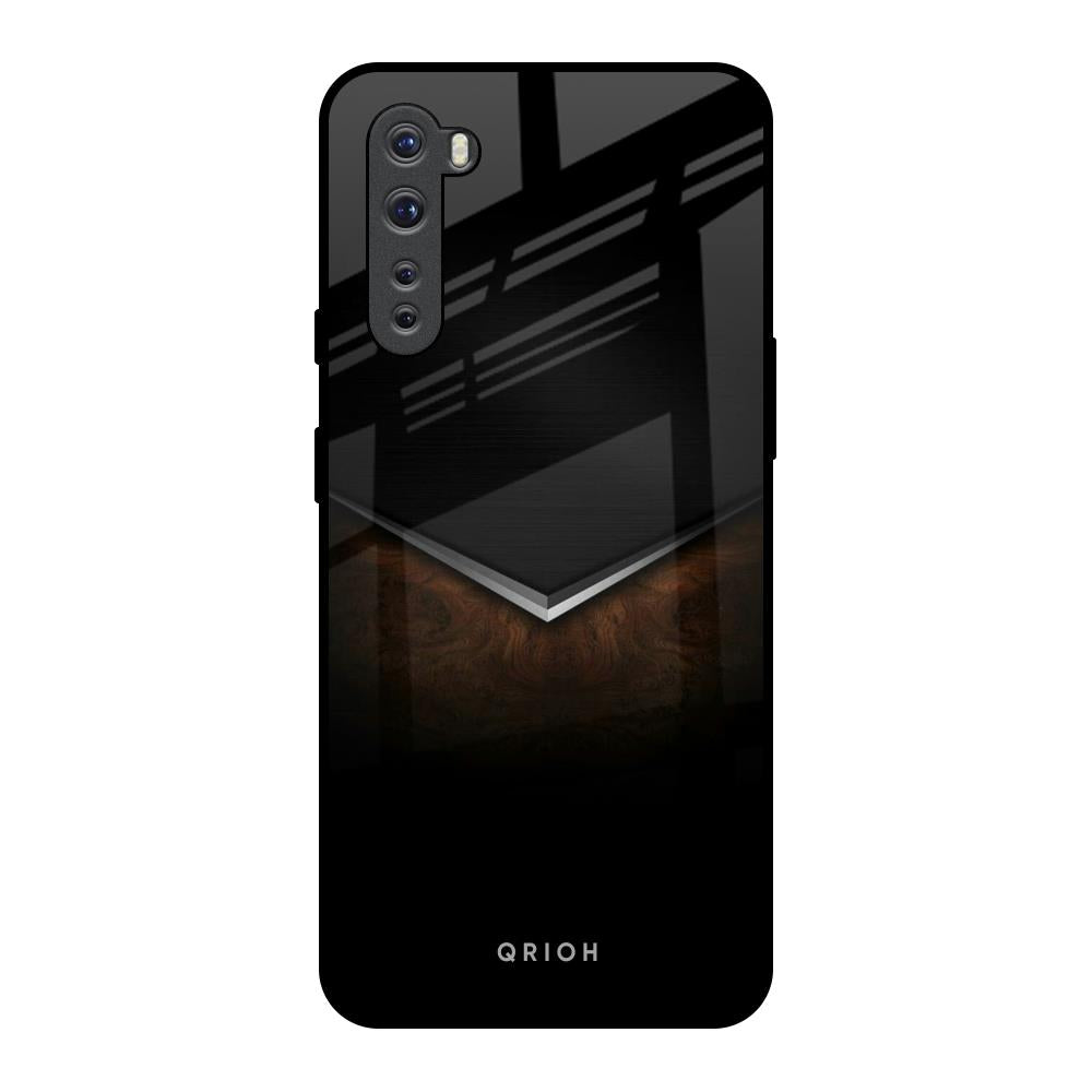 Dark Walnut OnePlus Nord Glass Back Cover Online