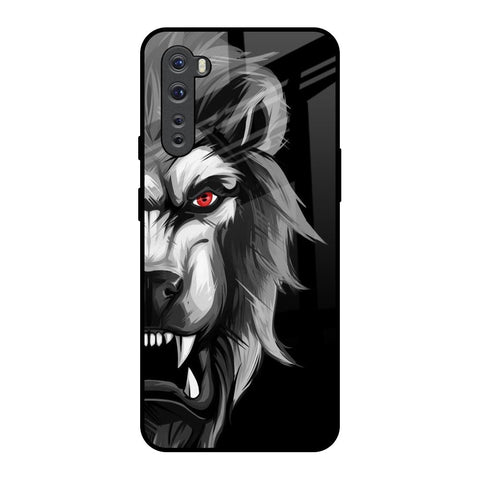 Wild Lion OnePlus Nord Glass Back Cover Online