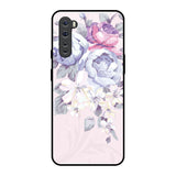Elegant Floral OnePlus Nord Glass Back Cover Online