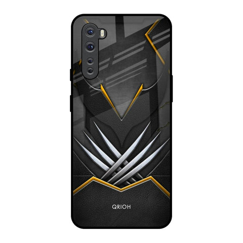 Black Warrior OnePlus Nord Glass Back Cover Online