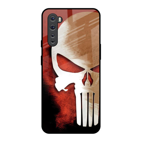 Red Skull OnePlus Nord Glass Back Cover Online