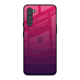 Wavy Pink Pattern OnePlus Nord Glass Back Cover Online