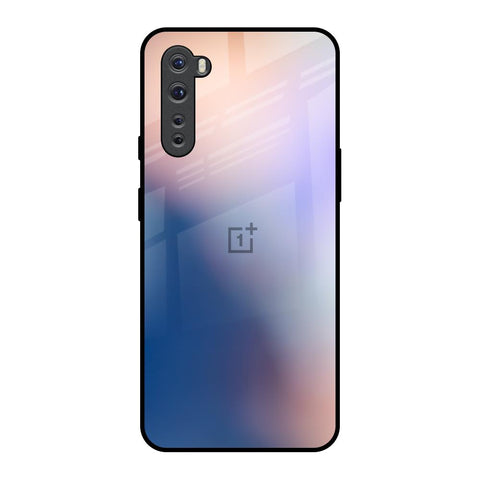 Blue Mauve Gradient OnePlus Nord Glass Back Cover Online