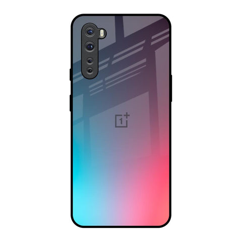Rainbow Laser OnePlus Nord Glass Back Cover Online