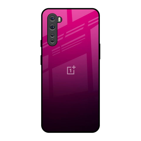 Purple Ombre Pattern OnePlus Nord Glass Back Cover Online