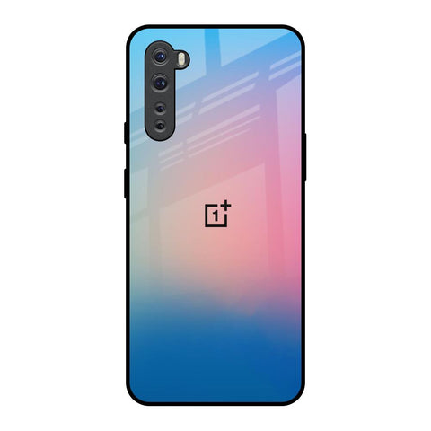 Blue & Pink Ombre OnePlus Nord Glass Back Cover Online