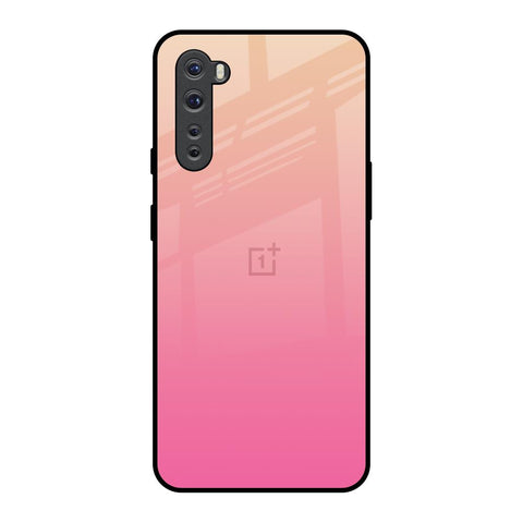 Pastel Pink Gradient OnePlus Nord Glass Back Cover Online
