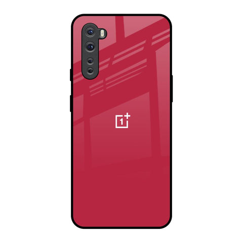Solo Maroon OnePlus Nord Glass Back Cover Online