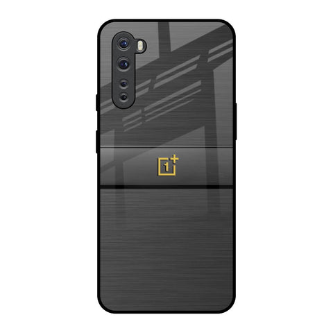 Grey Metallic Glass OnePlus Nord Glass Back Cover Online