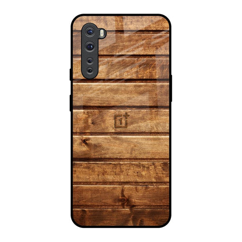 Wooden Planks OnePlus Nord Glass Back Cover Online