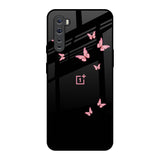 Fly Butterfly OnePlus Nord Glass Back Cover Online